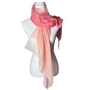 Marc Jacob’s Daisy Women’s Sheer Ombre Pink Scarf